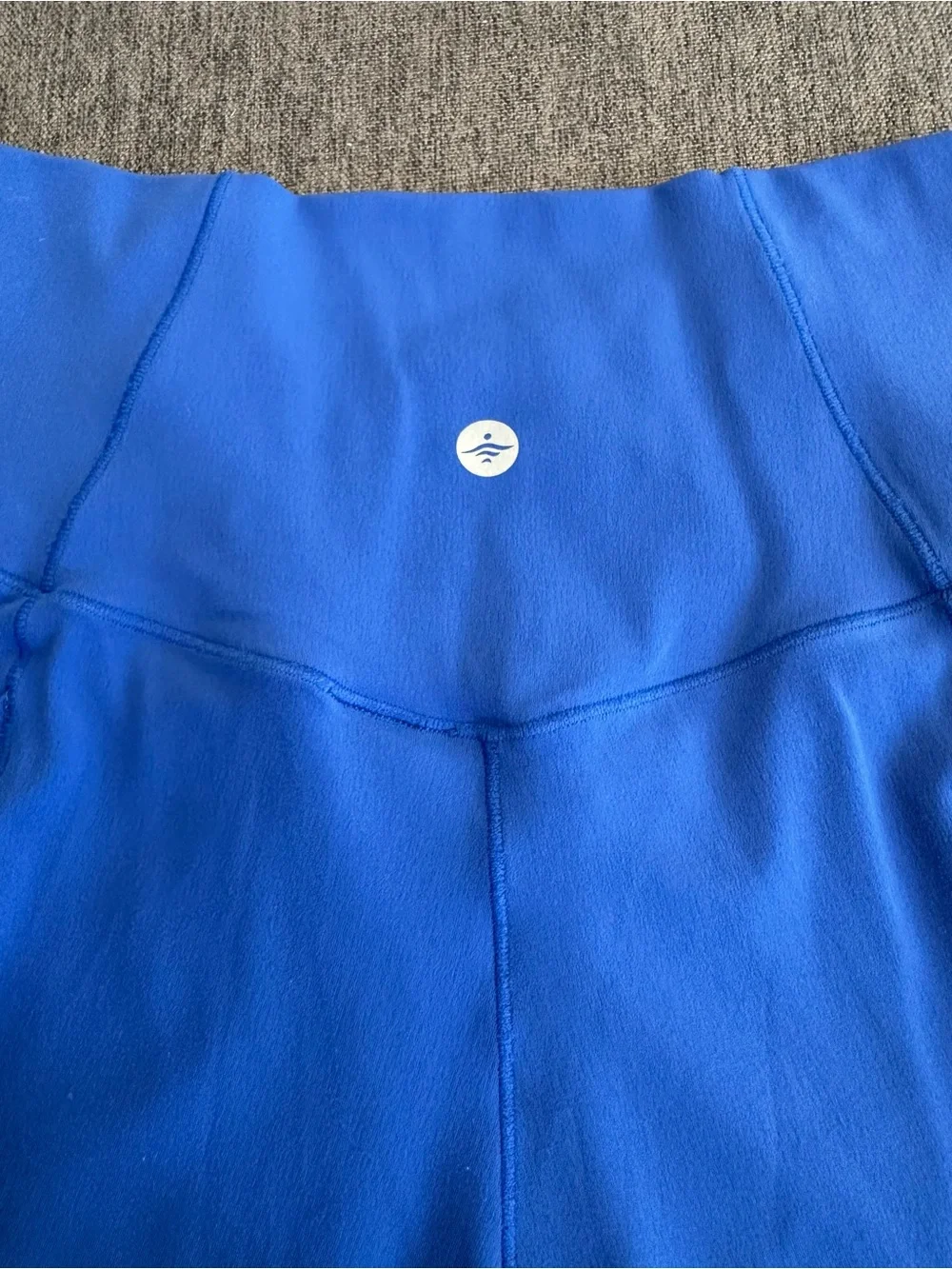 HALARA Cross-Waist Bike Shorts - Blue